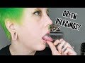 Changing ALL My Piercings To Match My Hair | LIME GREEN
