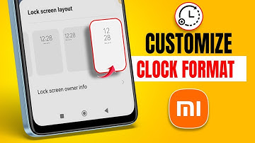 How To Customize Lock Screen Clock Format On Xiaomi Phones | Change MIUI Lock Screen Clock Style