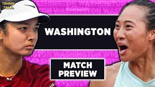Eala vs Zheng | Washington 2026 | Tennis Talk Preview