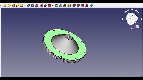 Revolve in freeCAD