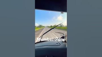 Mumbai Pune Expressway Bus view #bus #travel #expressway #mumbai #pune #sunday #weekend