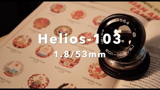 The Helios 103, a Contax-mount lens from Ukraine I had always wanted to try.