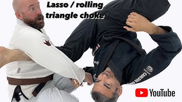 Lasso guard series. Rolling triangle choke.