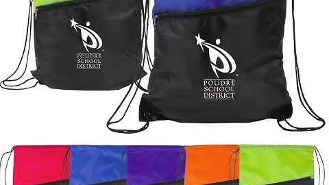 Promotional Drawstring Backpacks Custom Company Logo Customized Printed Nylon Bags RI