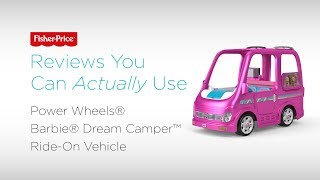 Reviews You Can Actually Use: Power Wheels® Barbie® Dream Camper™ Ride-On Vehicle | Fisher-Price