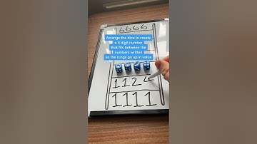 Maths Game 🎲 Dice Ladder Place Value Game #Shorts