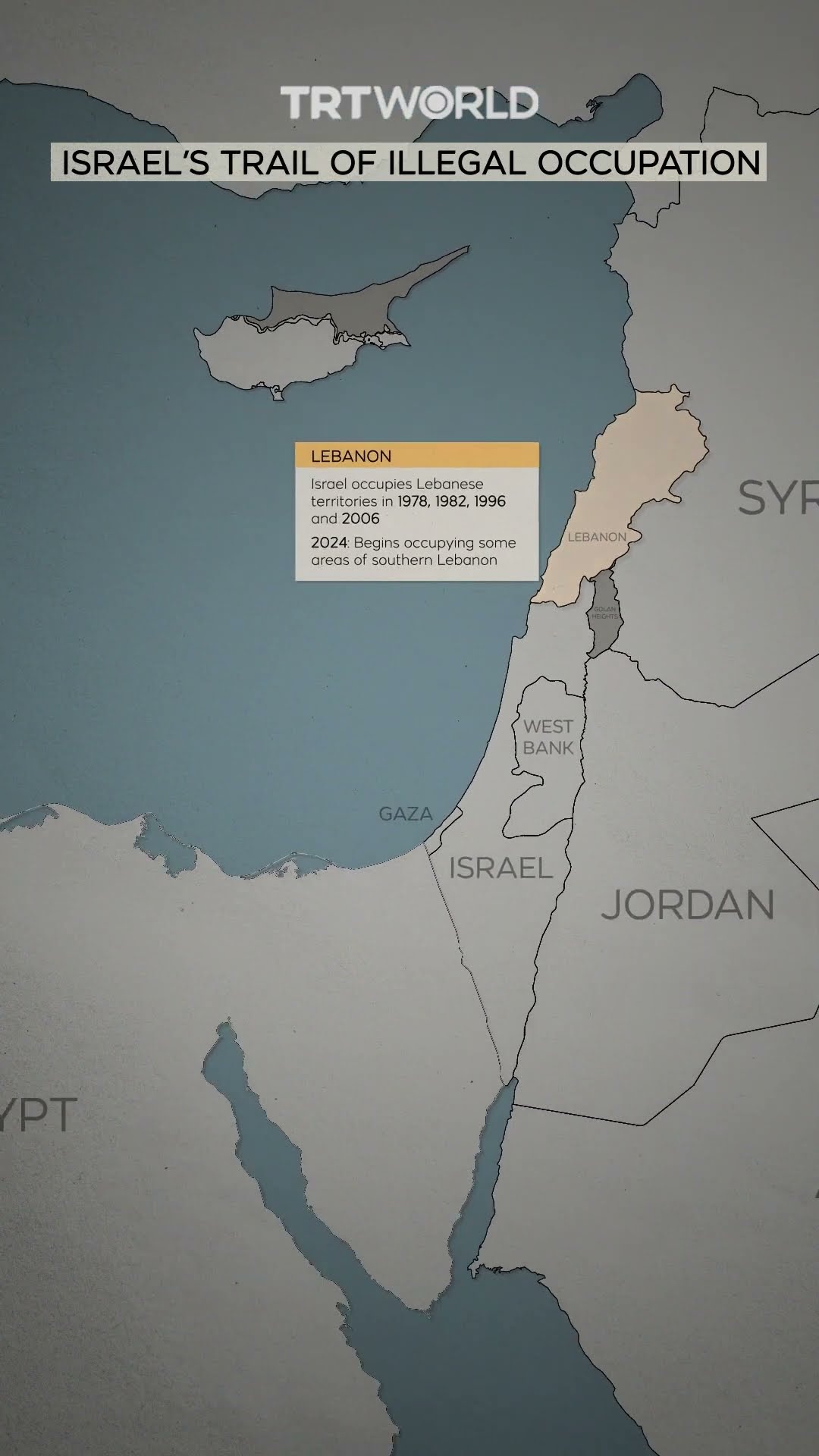 Israel’s trail of illegal occupation