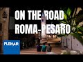 On the road roma  pesaro in van