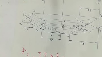 Perspective Projection | Square Pyramid | Drawing Sheet Shown | Unit 5 Engineering Graphics |