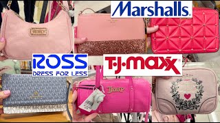 HUGE PURSE SHOPPING AT TJ MAXX & MARSHALLS SHOP WITH ME 2024 | DESIGNER HANDBAGS SHOPPING, NEW FINDS