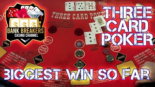 👏 THREE CARD POKER | Biggest 3 Card Win on the Channel So Far! | $25 Bets On Pair Plus & Ante/Play!! screenshot 4