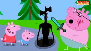 Peppa Pig Siren Head Attack song 7 | Last Night for Peppa's Family