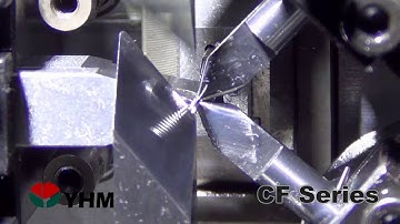 CNC Spring Machine CF-310 - WD 0.15 OD 0.8 Compression Spring - 410 pcs/min - YHM