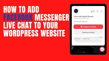 How to add facebook messager chat plugin to your website( WordPress )