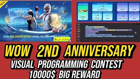 Wow 2nd Anniversary Visual Programming Contest | How To Make Wow Visual Programming Map