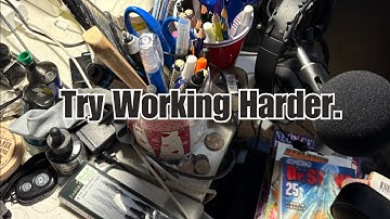 You can get used to working super hard, actually