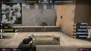 Ace Glock Dust2 1v5