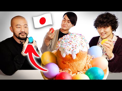 Японцы впервые празднуют ПАСХУ! Реакция на кулич и бой яйцами