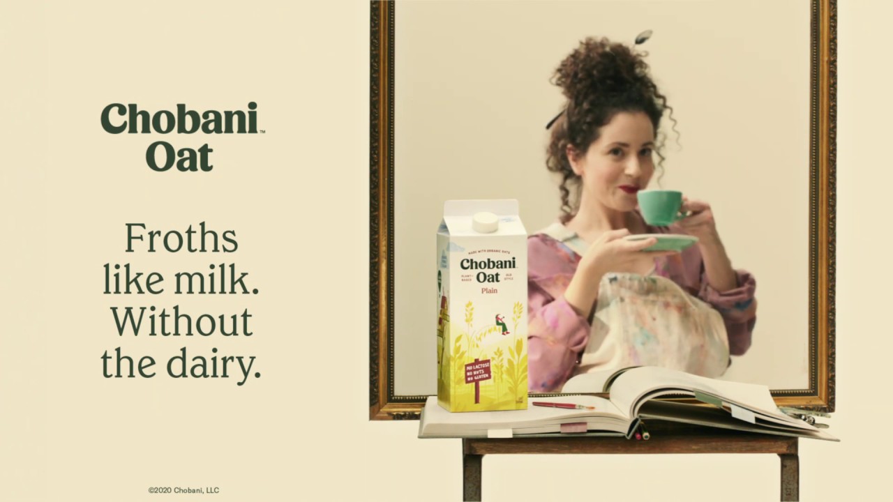 Chobani Oat Almost Art