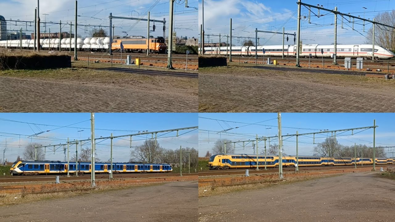 Treinen op Deventer rangeerterrein 