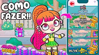 HOW TO COMPLETE ALL THE NEW MISSIONS AND EARN LOTS OF FREE COINS IN AVATAR WORLD!! screenshot 1