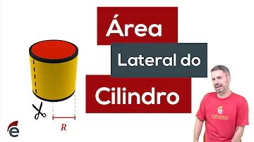 Como é a superfície lateral de um cilindro?