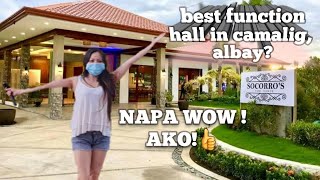 BICOL VLOG:SOCORRO'S THE VENUE! BEST FUNCTION HALL IN CAMALIG ALBAY? | SUMLANG LAKE/simple fe