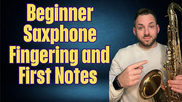 Beginner Saxophone Lesson 4 - Fingering and First Notes
