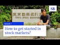 How to get started in stock markets  saravanan balakrishnan