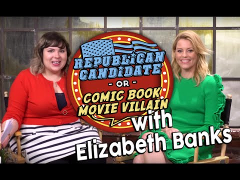 Republican or Villain WITH ELIZABETH BANKS!!! // Megan MacKay