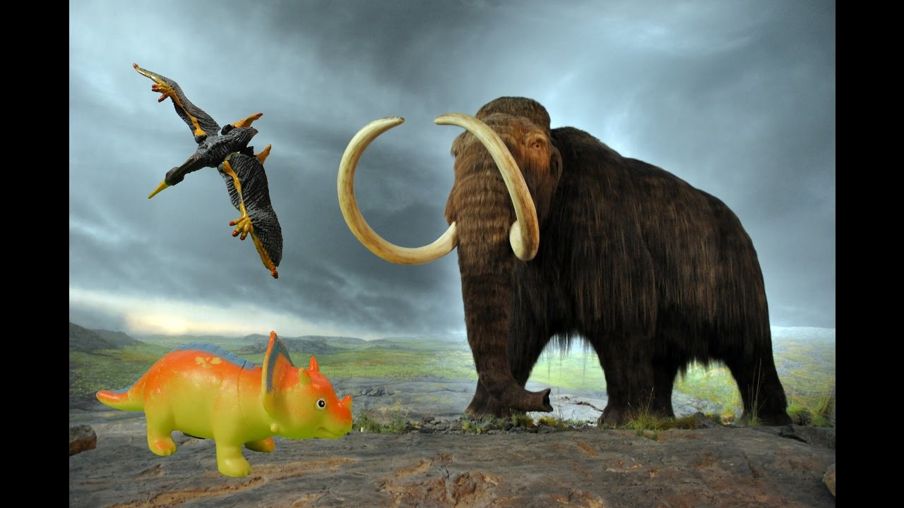 Мамонт в Стране Динозавров. Мультики для детей . Игрушки - YouTube