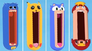 Hopping Heads: Scream & Shout - Pikachu Vs Iron man Vs Poppy Playtime Vs Squid Game Part 2