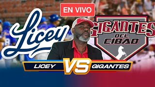 LICEY vs GIGANTES  / ESTADIO JULIÁN JAVIER / 12 DE DIC 2022 EN VIVO / EN PELOTA CON EL ROBLE