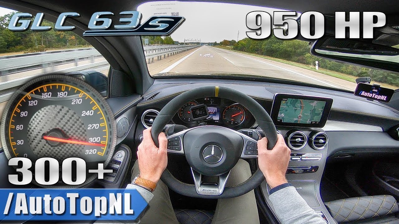 950HP MERCEDES GLC 63 S AMG GAD Motors 300+km/h AUTOBAHN POV by AutoTopNL