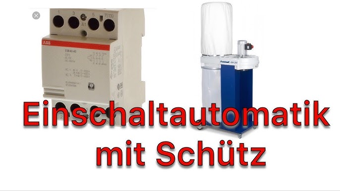 2/3) Absauganlage selber bauen  DIE SCHALTUNG im DETAIL (Einschaltautomatik  und Nachlauf) 