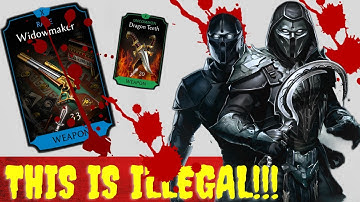 MK11 Noob with MAXED WIDOWMAKER BUILD is JUST ILLEGAL! MK Mobile