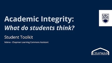 Academic Integrity - What Do Students Think?