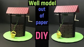 Water well working model - well model for science projects - DIY - paper model - diyas funplay