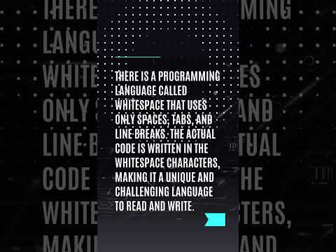 Programming Facts #1