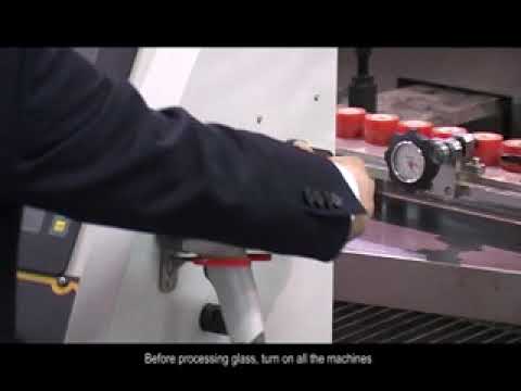 Enkong Machinery Glass Straight Line Edge Polishing Double Pencil Edging Line For Sale