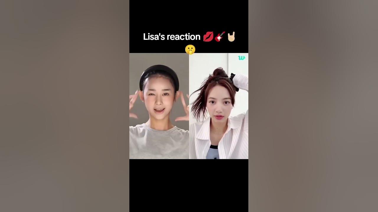 lisa‘s reaction #kpop #rockstar