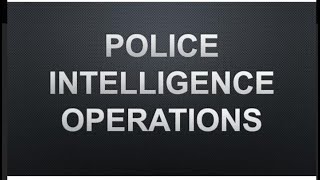 Basic concept of police intelligence #1 screenshot 4