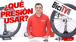 Con qué presión hinchar las ruedas de la bicicleta