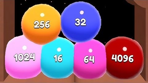 Jelly 2048 | Blob Merge 3D - Gameplay Walkthrough Unlock 4k,8k,4M- (Android,iOS) @androidweeklygame