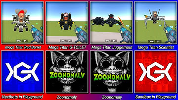 Nextbots in Playground Mod New Update V.3.2.18 Unlock All Pack New Mega Super Titan Skibidi Toilet