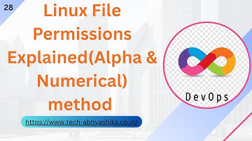 Linux File Permissions Explained: rwx, chmod, chown (Alphabetical & numerical method) #permission