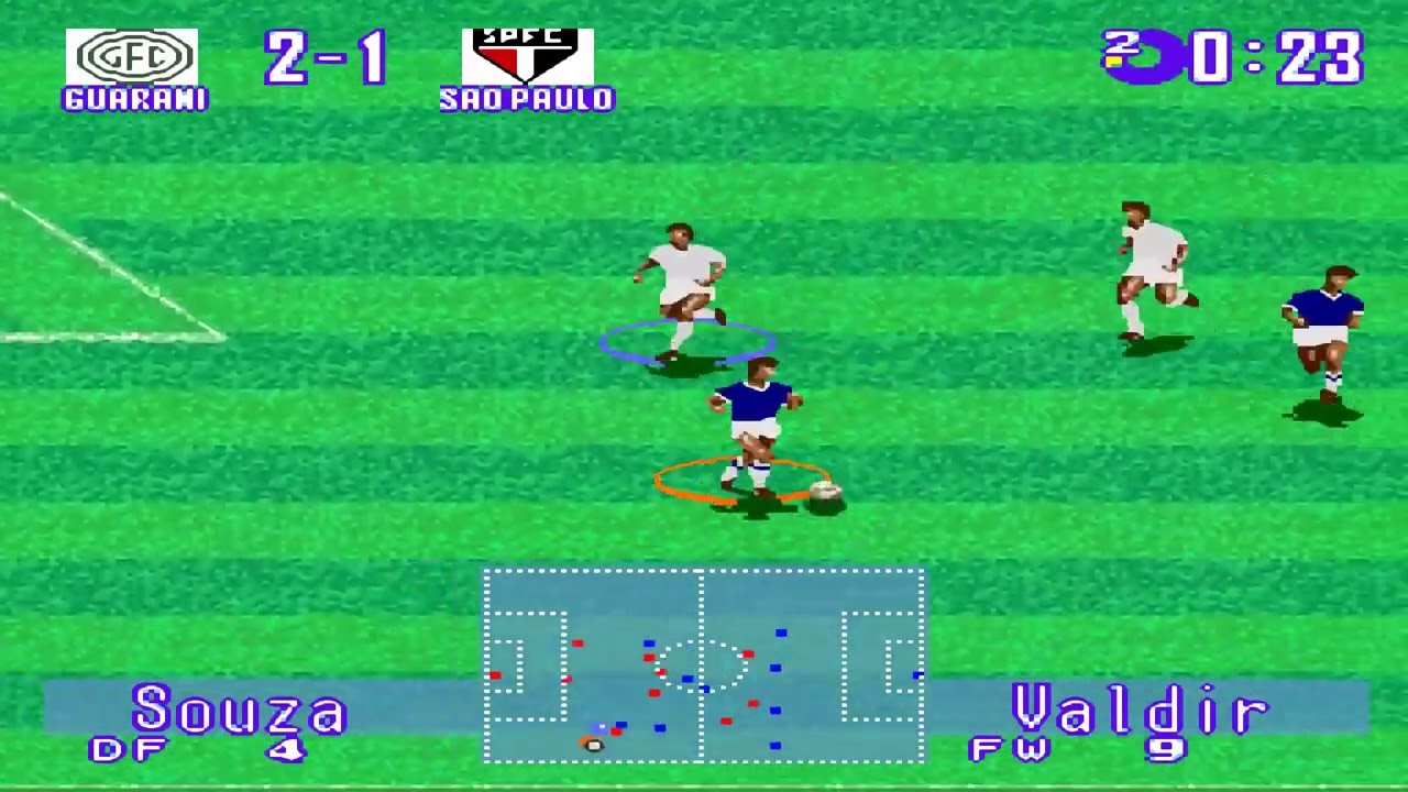 🎮 International SuperStar Soccer Deluxe Futebol Brasileiro 96, Download  da ROMS