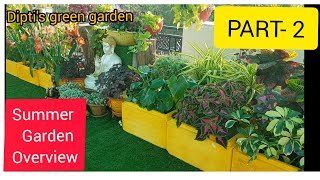 Summer garden overview # PART- 2 # With plant's name