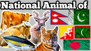 National animal of Pakistan,Nepal,Bhutan, Maldives and Bangladesh