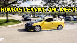 Sick Honda's Leaving Miami Car Meet! [December 2023][4K]